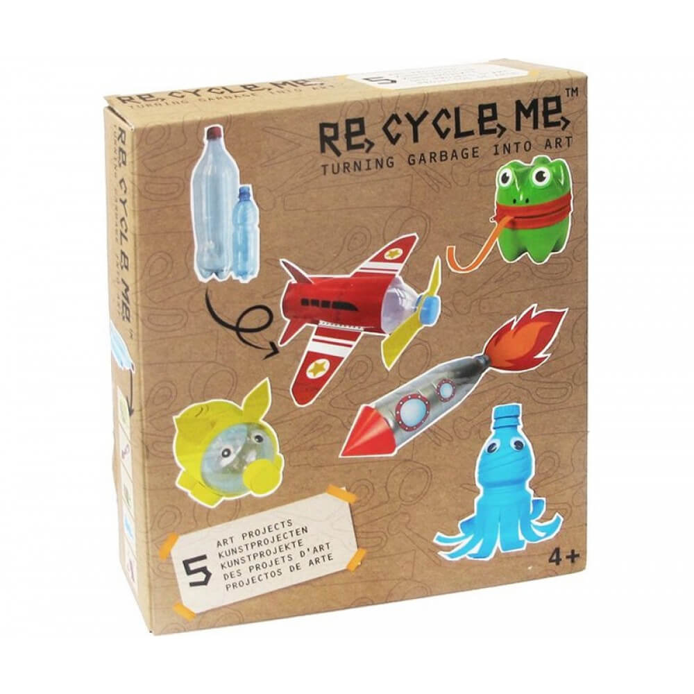 Kreatív újrahasznosítás műanyag palackokhoz 22x25 cm
